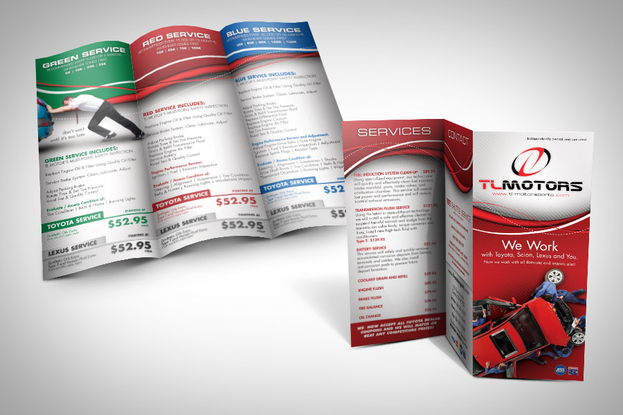 mechanic brochure design