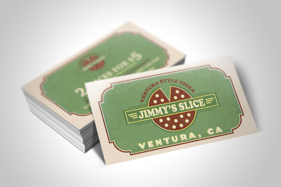 pizzeria Business Card Design