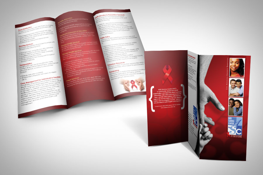 non profit brochure design