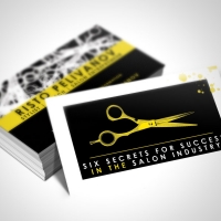 hair salon Business Card Design