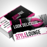 hair salon Business Card Design