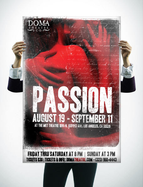 Doma Theatre Passion Poster Design