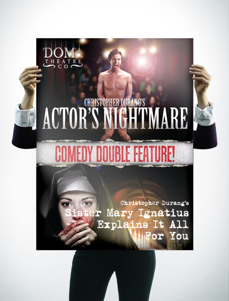 Doma Theatre Actors Nightmare Poster Design