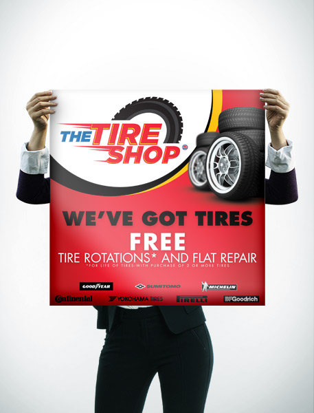 Tire Shop Poster Design