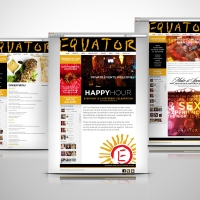 Equator Asian Restaurant website design