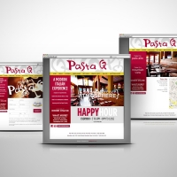 Pastaq Italian Restaurant website design